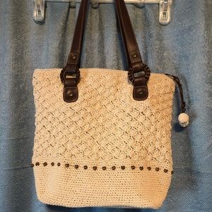 🆕Cream-colored medium tote purse